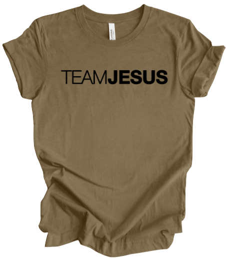 Team Jesus T-Shirt in Black Lettering